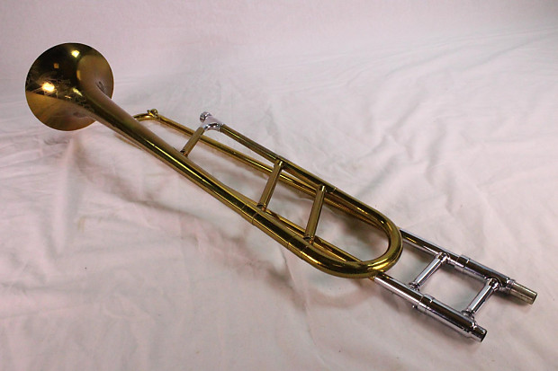 Conn 44H Vocabell Professional Trombone RIMLESS BELL Reverb