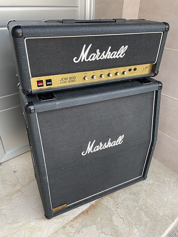 Marshall JCM 800 2203 Lead Series 100W + Cabinet 4x10" 1984 | Reverb