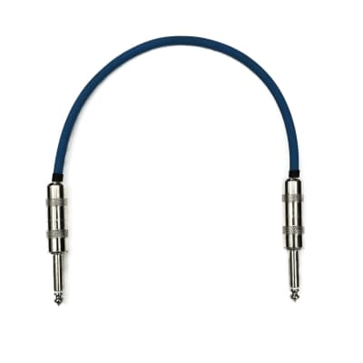 Lincoln ROUTE 24 VOLTS / 1/4" TS Unbalanced Interconnect Gotham GAC-1 Large Format 5U Modular Patch Cable - 1FT RED image 4