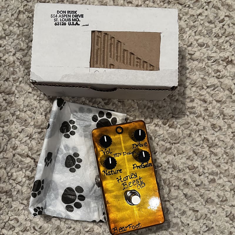 BearFoot Honey Beest OD【新品】 BearFoot FX Honey Bee Overdrive - What To Know & Where To