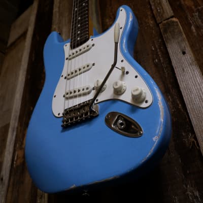 Keith Holland Customs S-ANS #1316 - Taos Turquoise Nitro with Hard Case image 6