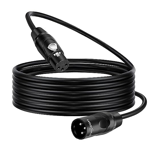 Xlr Cables 50Ft, Xlr Male To Female Balanced 3 Pin Xlr | Reverb