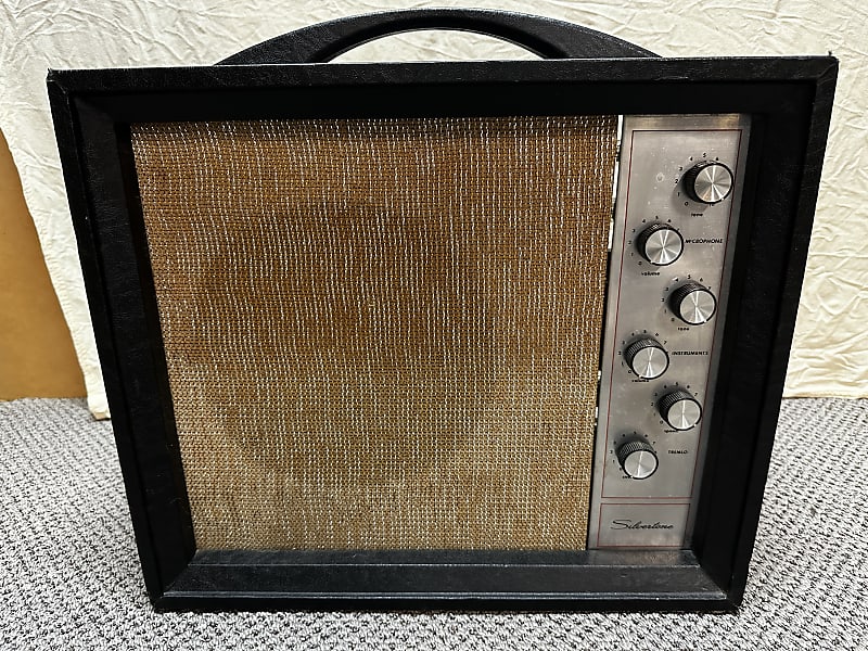 Silvertone Model 1472 10-Watt 1x12 Guitar Combo 1960s - Black image 1