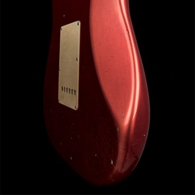 Fender Custom Shop 2019 LTD Big Head Stratocaster - Aged Candy Apple Red image 8