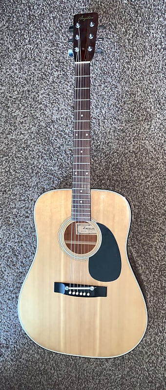 Vintage Angelica acoustic guitar made in japan | Reverb
