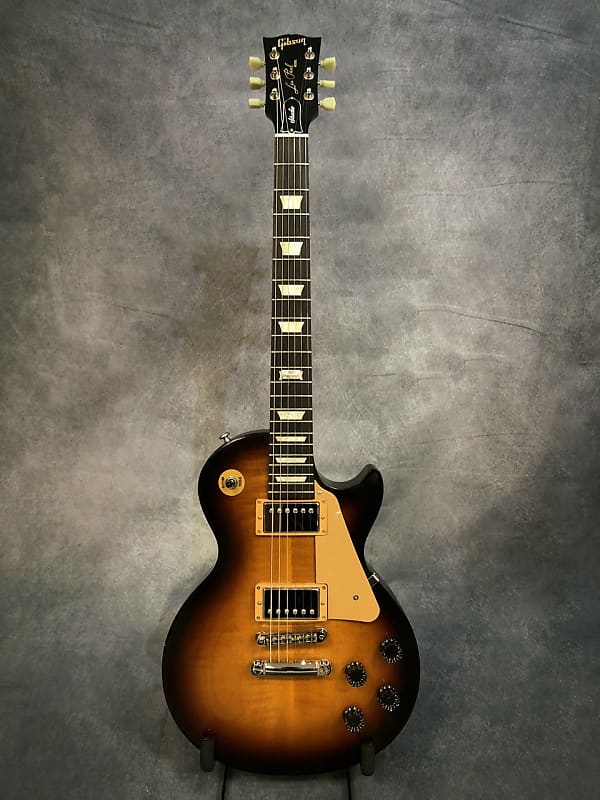 ギター Gibson Les Paul Satin Studio 2014 Gibson Les Paul Studio Pro - 2014, Tobacco Burst Candy