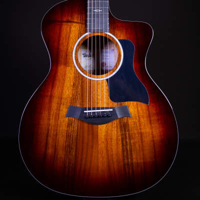 Taylor 224ce Deluxe, Shaded Edgeburst with Koa Back and Sides image 1