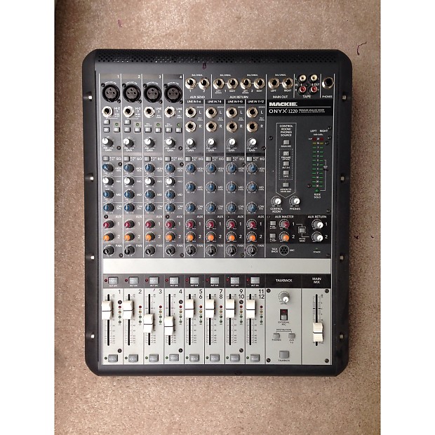Mackie Onyx 1220 12Channel Mixer Onyx Preamp Perkins Reverb