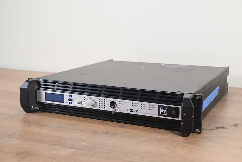 Electro-Voice (EV) TG-7 Stereo Power Amplifier (No Power