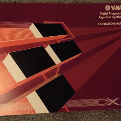 Original Yamaha DX-9 Operation Manual