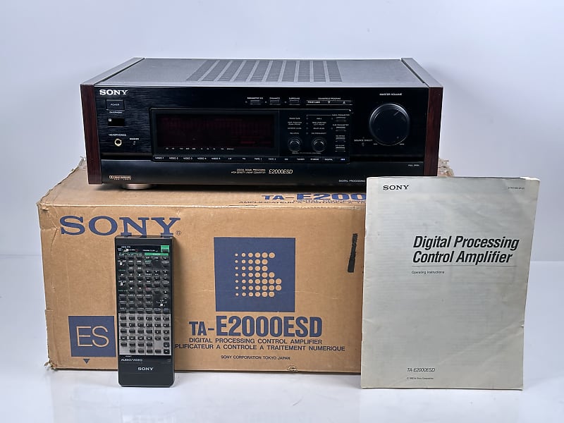 Sony TA-E2000ESD Digital Processing Control Amplifier | Reverb Canada