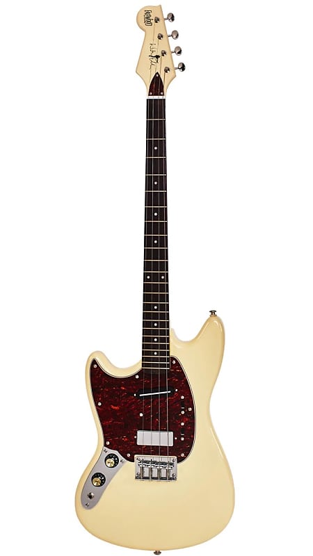 Eastwood Warren Ellis Tenor Baritone 2P LH Bolt-on Neck 4-String Electric Guitar For Lefty Players image 1