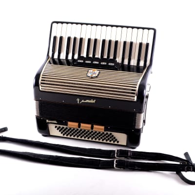Rare Vintage German Made Top Piano Accordion Weltmeister Gigantilli I 80 bass, 8 sw. from the golden era + Hard Case and Shoulder Straps - Top Promotional Price image 20