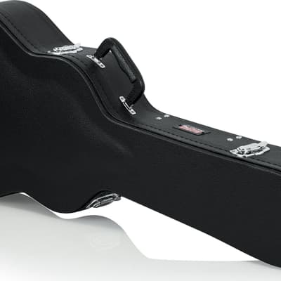Gator GWE-ACOU-3/4 Wood Travel Acoustic Guitar Hard Case, Black
