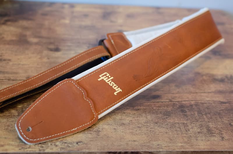 Gibson Montana Tan Leather Strap (ASAC-TAN) | Reverb
