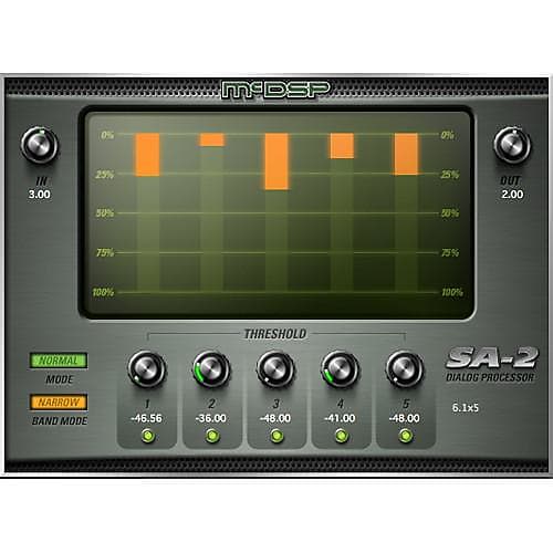 New McDSP SA-2 Dialog Processor Voice Enhancement HD v7 Plug-In AAX/VST/Mac/PC (Download/Activation Card) image 1