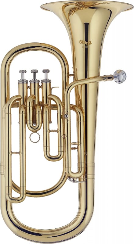 Stagg Bb Baritone w/3 valves, w/ABS case image 1