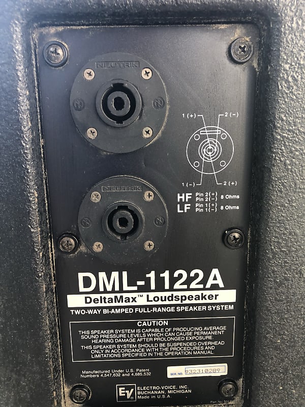 Electro-Voice DML-1122A Black | Reverb