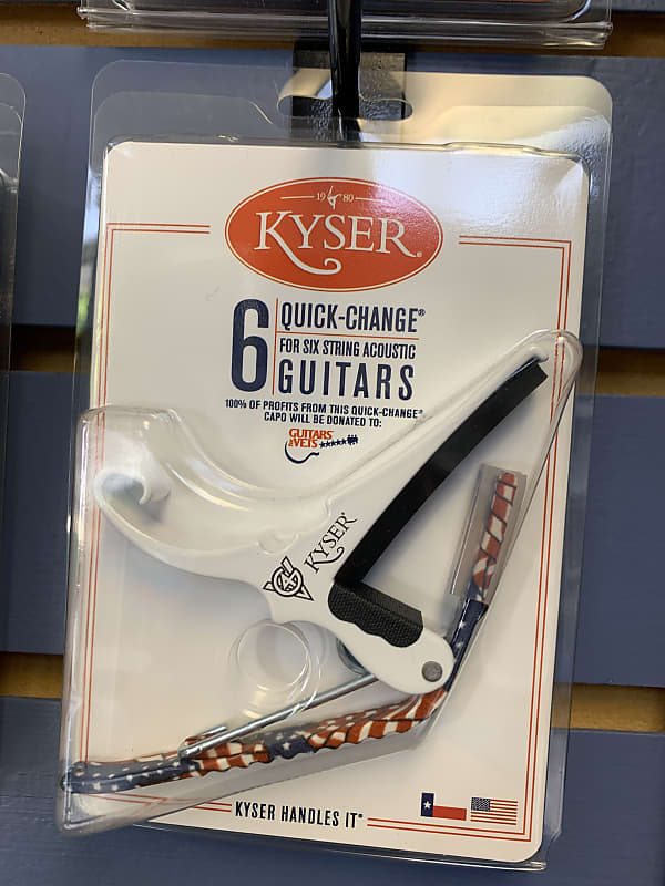 Kyser KG6G4VA Guitars for Vets Quick Change Acoustic Guitar Reverb