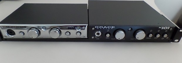 Grace Design M101 Ribbon & M101 Original Preamps Audio DAW Interfaces Rack  mounted XLNT performance!