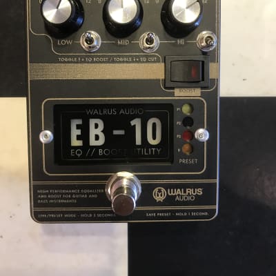 Walrus Audio EB-10 Preamp/EQ/Boost 2020 Matte Black for sale
