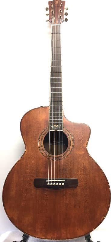 Merida solid spruce and ovangkol Diana DG-20FOLC cutaway  acoustic Guitar image 1