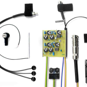 K K Sound PowerMix Pure Mini Dual Guitar Pickup System w Preamp Reverb