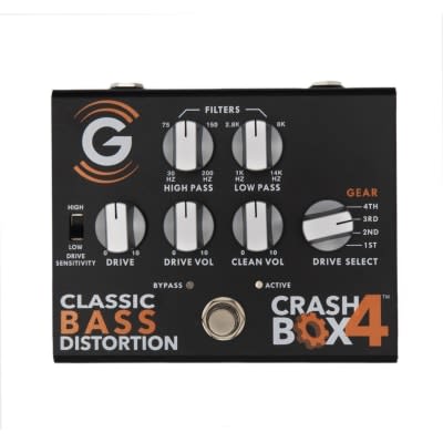 Genzler Crash Box 4 Classic Bass Distortion Pedal for sale