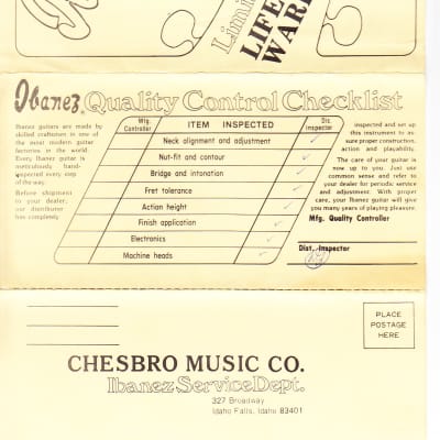 Ibanez Challenger 2575 Ash Stratocaster 1977 Clear Natural Wood Lawsuit  Vintage . Complete! image 25