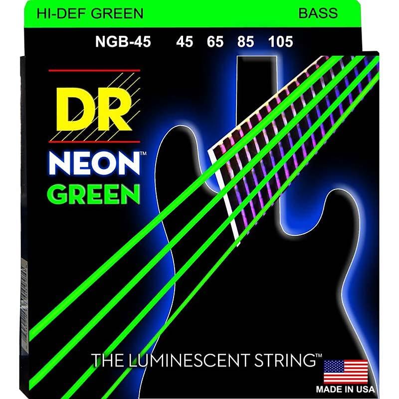 DR Cordes basse électrique Hi-Def green 45-105 image 1