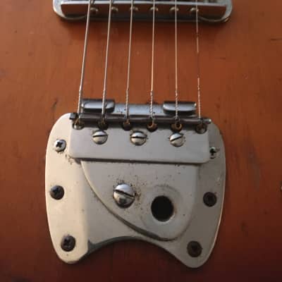1960’s Strad O Lin Electric guitar Aged tobacco finish image 4