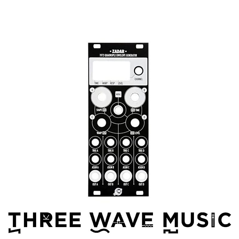 Xaoc Devices Zadar Replacement Black Panel [Three Wave Music] image 1