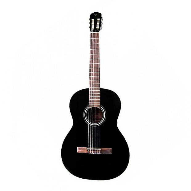 Takamine GC1 BLK G Series Classical Nylon String Acoustic Guitar Gloss Black