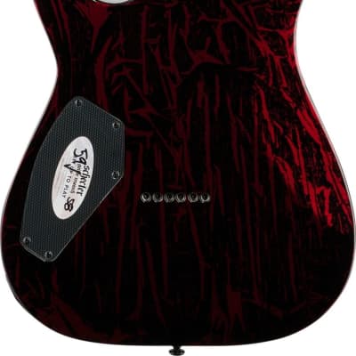 Schecter C-1 Silver Mountain Electric Guitar, Blood Moon image 9
