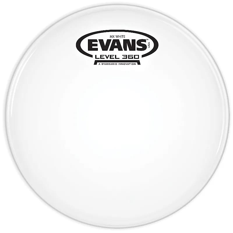 Evans TT13MXW MX White Marching Tenor Drum Head - 13" image 1