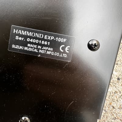 Hammond EXP-100F Expression Pedal 2020s - Black image 3