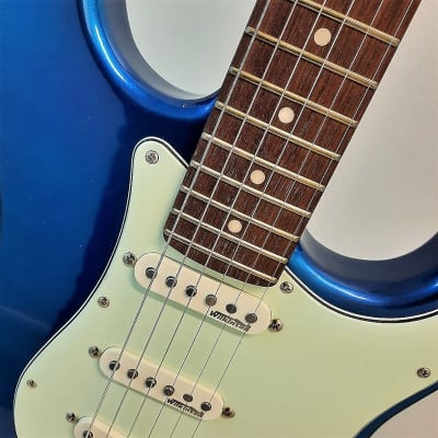 Vintage V6 ReIssued Electric Guitar ~ Candy Apple Blue image 9