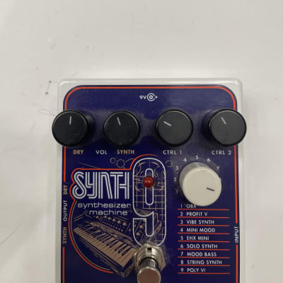 Electro Harmonix Synth9 Synthesizer Machine Synth 9 EHX Guitar Effect Pedal image 3