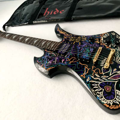 🦋HIDE MG 🦋Smack USA Mockingbird jr Custom Burny guitar。Clean! X