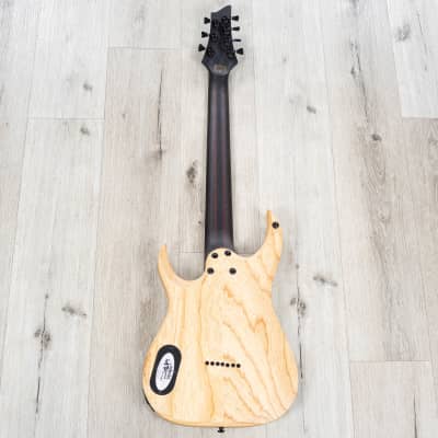 Mint Schecter John Browne Signature Tao-7 7-String Guitar, Ebony Fretboard, Azure image 5