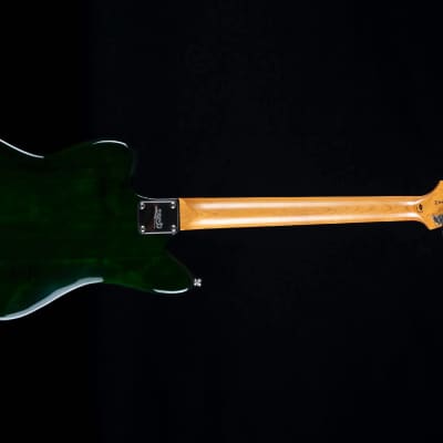 JET JJ-350 GR Offset Electric Guitar - Transparent Green image 8