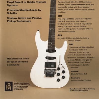Shadow SH2 Superstrat 90s image 19