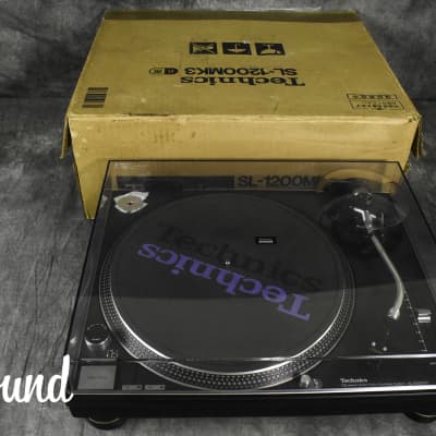 Technics SL-1200 MK3 Black Direct Drive DJ Turntable in Very Good