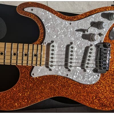 2023 G&L USA Build to Order S-500 - Double Bound - Orange Metal Flake for sale