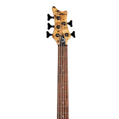 Dean Edge Select 5-String Burled Poplar Bass - Satin Natural image 5