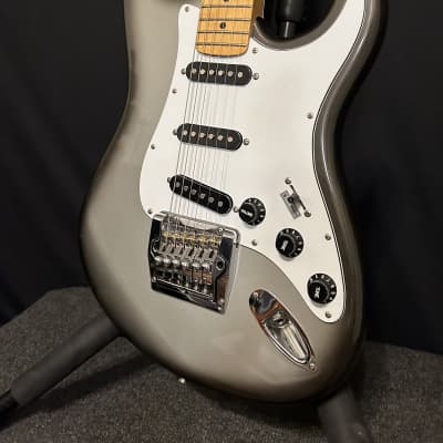Japan Made Silverburst Strat Style Electric Guitar Silver Guitar #332 image 7
