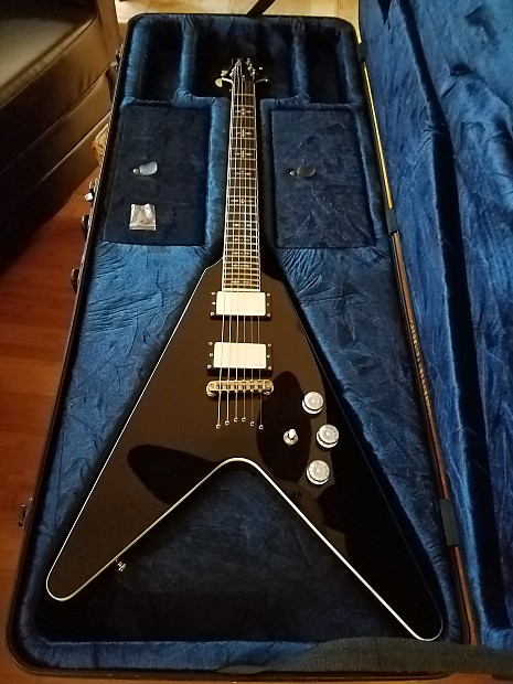 Schecter V-1 Limited Black | Reverb