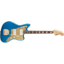 Squier (Fender) 40th Anniversary Jazzmaster Guitar, Gold Lake Placid Blue