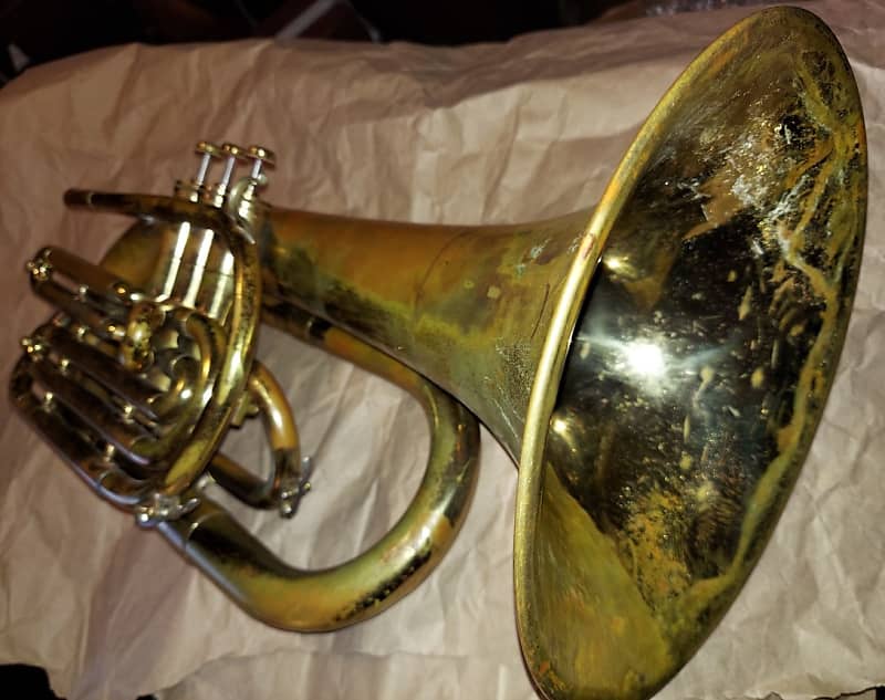 Bach Mercedes Marching French Horn Brass, USA image 1