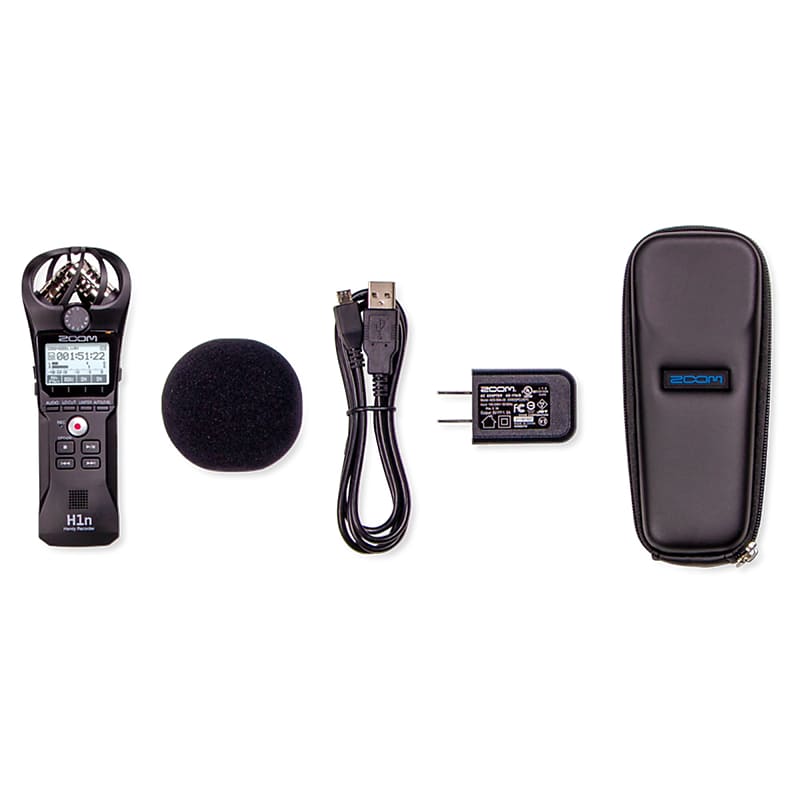 Zoom H1n-VP Handy Recorder Value Pack with Zoom HRM-11 Handy